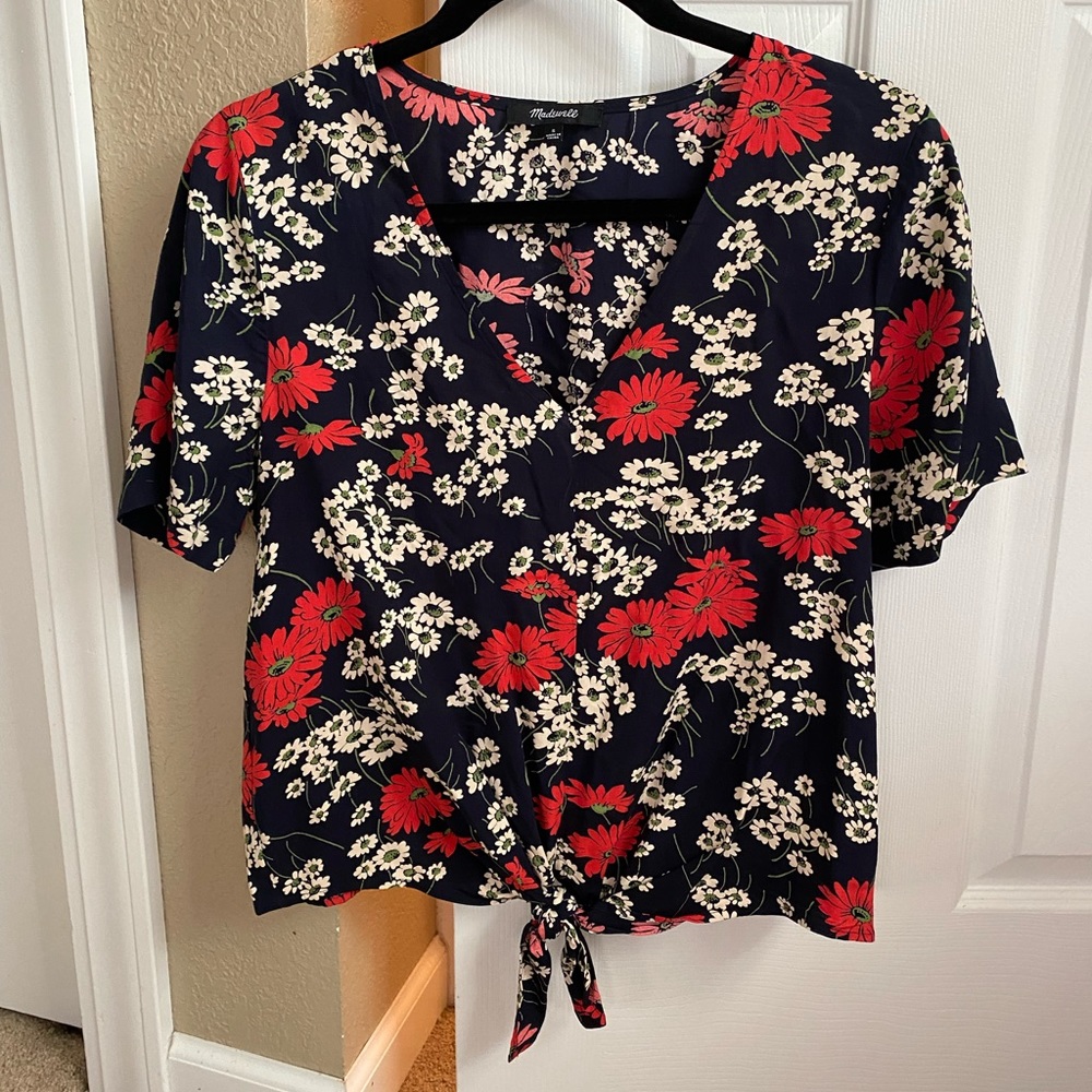 Madewell floral top